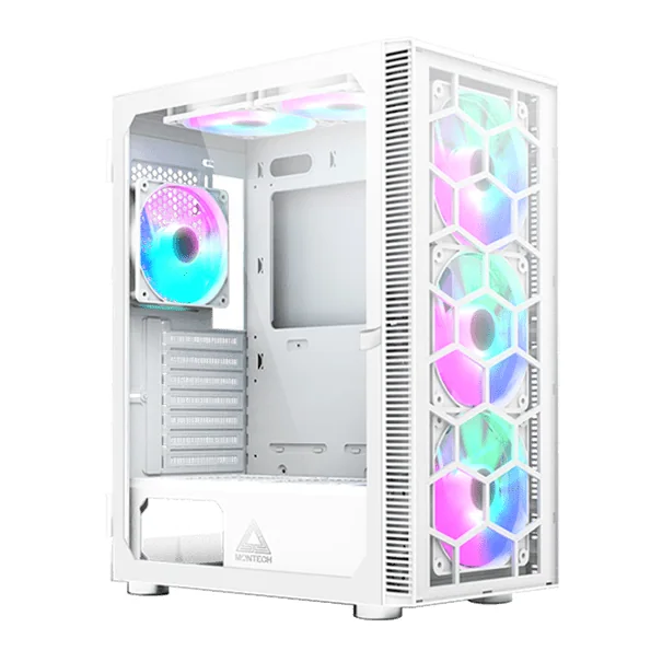Корпус Montech X3 GLASS (W) ATX/Micro-ATX/Mini-ITX 1xUSB3.0 2xUSB2.0 1xAudio 1xMic Белый