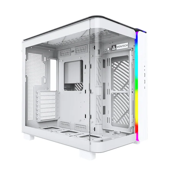 Корпус Montech KING 95 (W) ATX/Micro-ATX/Mini-ITX 2xUSB3.0 1xType-C 1xAudio 1xMic Белый