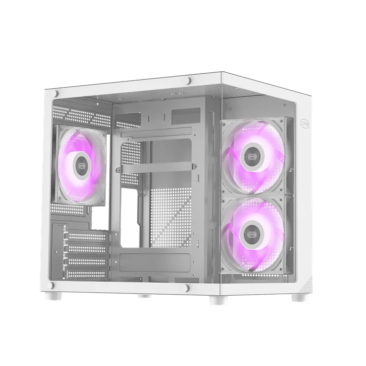 Корпус PCCooler C3T300 3AW WH M-ATX/ITX 1xUSB3.0 1xUSB2.0 1xAudioOut/Mic White