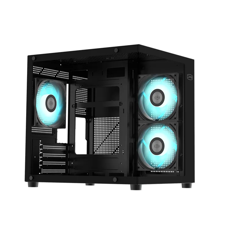 Корпус PCCooler C3T300 3AB BK M-ATX/ITX 1xUSB3.0 1xUSB2.0 1xAudioOut/Mic Black