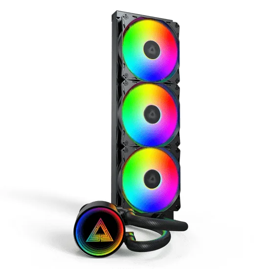 Водяное охлаждение для CPU Montech LightFlow ARGB 360 (B) TDP 300W 3x120 1170/1851/AM4/AM5 Black