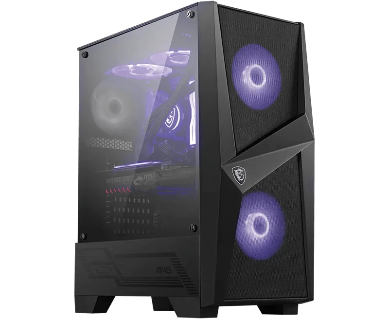 Компьютерный корпус MSI MAG FORGE 100M ATX/mATX/Mini-ITX 2x3.5", 3x2.5", 2xUSB 3.2 Gen1, Audio, Mic