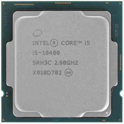 Процессор Intel Core i5-10400 2,9GHz (4,3GHz) 12Mb 6/12 Core Comet Lake UHD 630 65W FCLGA1200 Tray