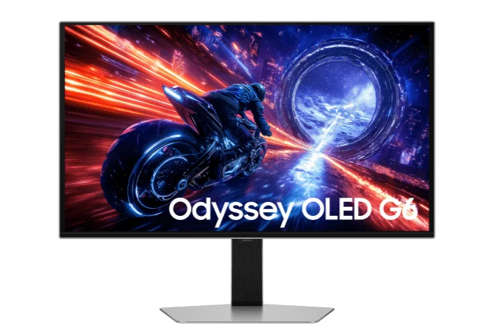 Монитор 27" SAMSUNG LS27FG602SIXCI OLED QHD 2560x1440 500Hz 0.03мс 300кд/м2 1млн.: 1xDP 2xHDMI