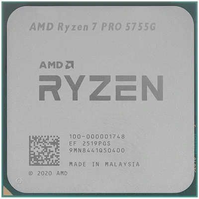 Процессор AMD Ryzen 7 PRO 5755G 3,8ГГц (4,6ГГц Turbo) 8/16 4MB L2 16MB L3 65W AM4 OEM 100-000001748