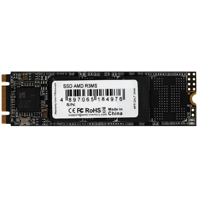 Твердотельный накопитель 512GB SSD AMD RADEON R3 Series M.2 SATA 2280 R550/W480 R3MS0512G8
