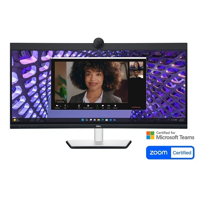 Dell 34 Curved Video Conferencing Monitor - P3424WEB, 86.71cm (34.1")/3Y Whole Unit Exchange