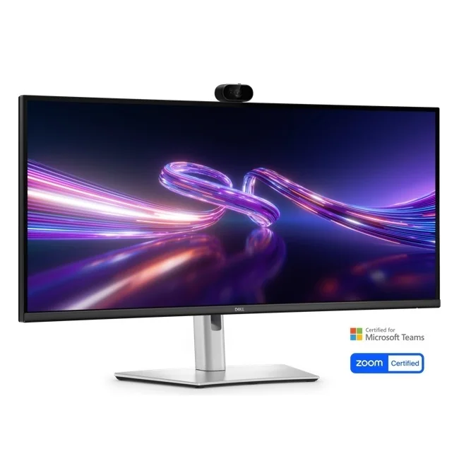 Dell Pro P 34 USB-C Hub Webcam Monitor - P3426WEV/34"/3440 x 1440/IPS/21:9/178/1xDP, 1xHDMI, 3xUSB-A, USB-B, 3xUSB-C/1xRJ45/War 3Yrs