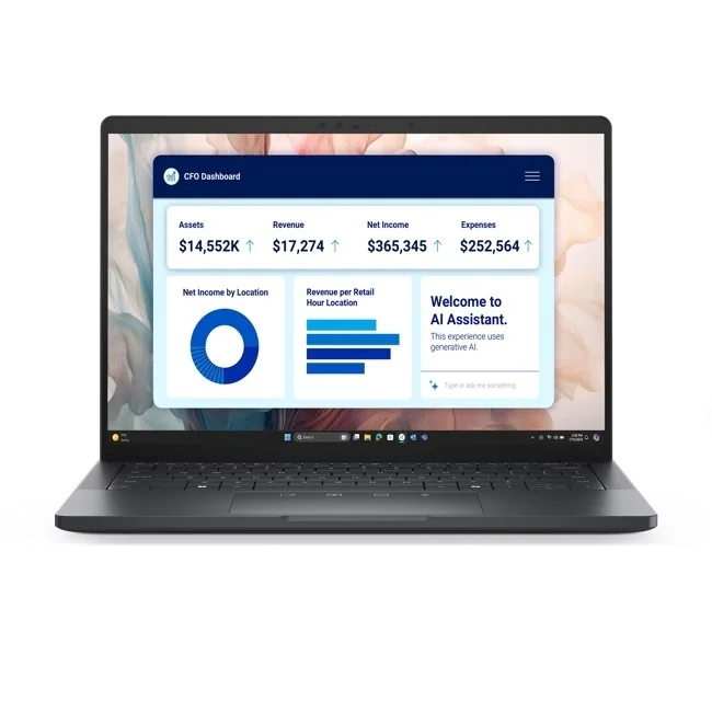 Dell Pro 13 Premium|U7-266V|16GB|512GB SSD|FgrPr|W11 Pro|IR Cam & Mic|WLAN + BT|13.3" FHD+|Backlit Kb|3 Cell|vPro|3Y ProSupport