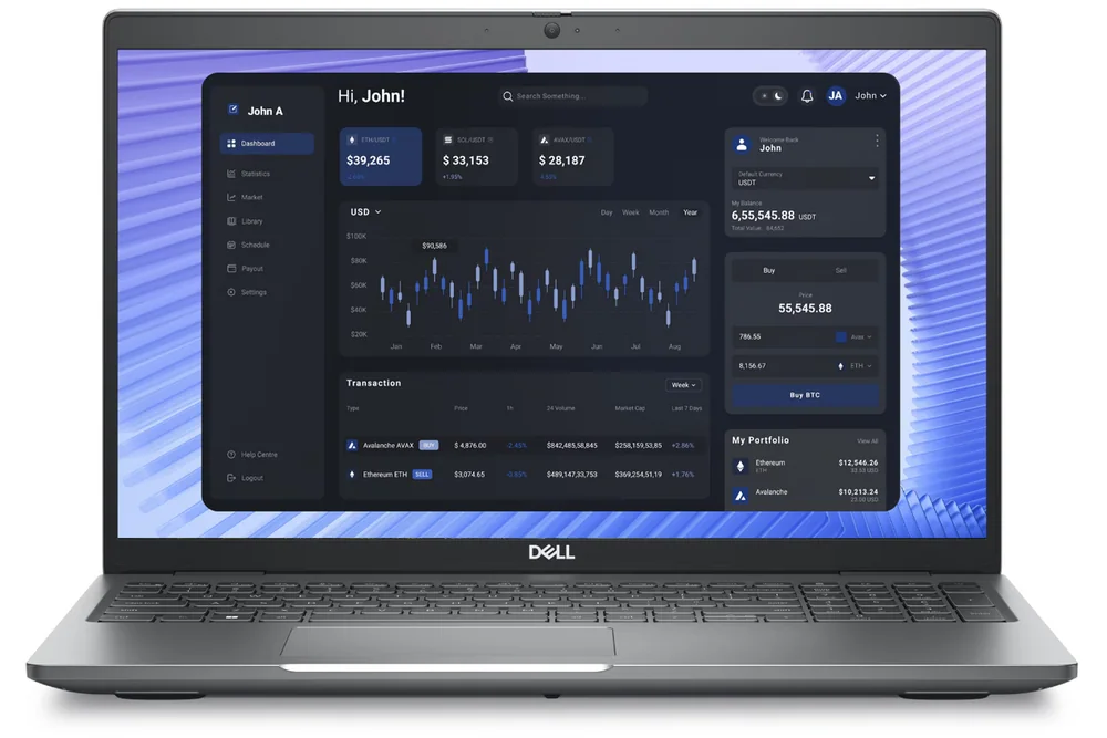 DELL Mobile Precision 3590/15.6" FHD/Ultra 7 155H/16Gb/512GB SSD/RTX 500 Ada 4Gb/Wi-Fi + BT/3 Cell/Win11Pro/3Yr