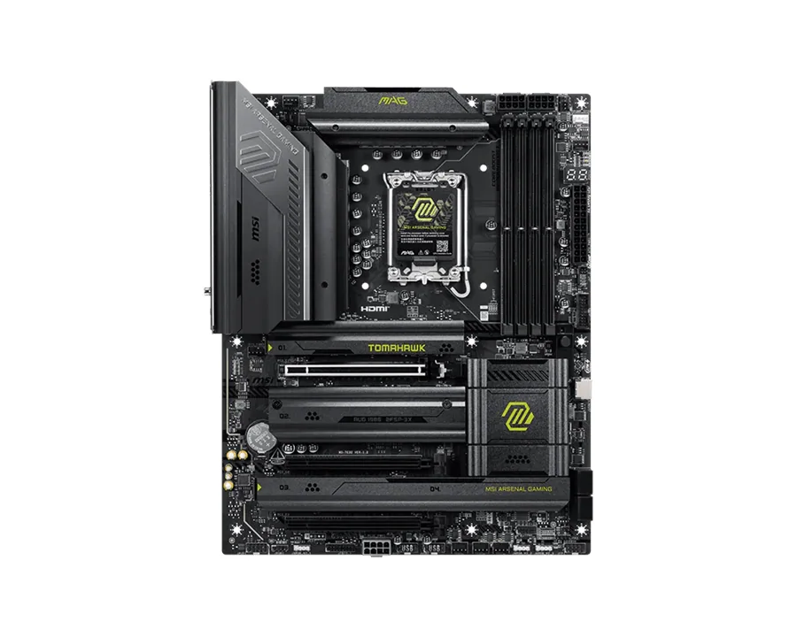 Материнская плата MSI MAG Z890 TOMAHAWK WIFI II LGA1851 4xDDR5 4xSATA3 RAID 4xM.2 1xHDMI 1xDP Type-C