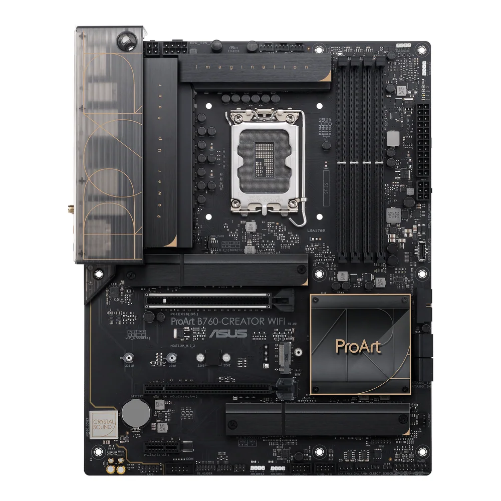 Материнская плата ASUS PROART B760-CREATOR WIFI LGA1700 4xDDR5 4xSATA3 3xM.2 RAID HDMI DP ATX