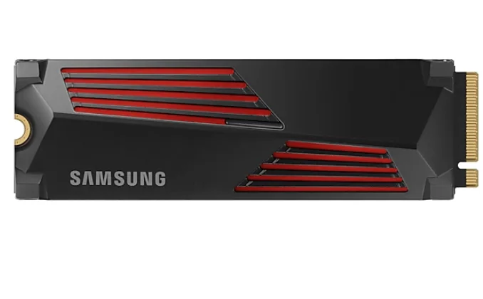 Твердотельный накопитель 4000Gb SSD Samsung 990 PRO with Heatsink R7450Mb/s W6900MB/s MZ-V9P4T0GW