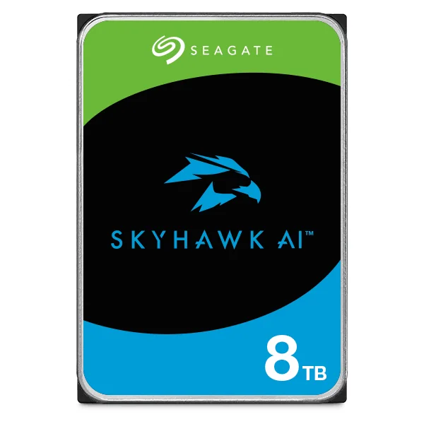 Жесткий диск для видеонаблюдения 8Tb Seagate SkyHawk AI SATA3 3.5" 256Mb ST8000VE001